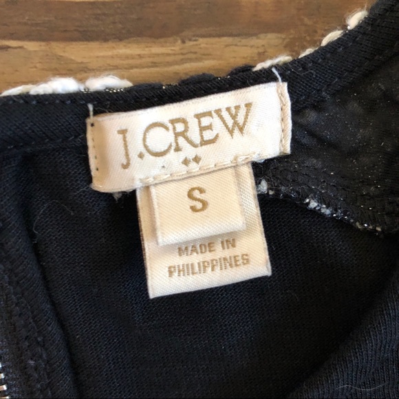 J.Crew tweed classic sleeve top S - Picture 3 of 6